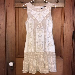 Sequined short length needle & thread dress size 6